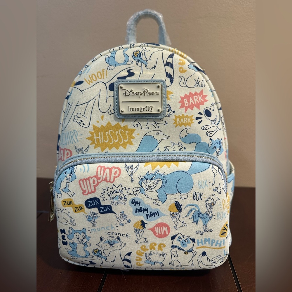 Disney Parks Loungefly Critters Chaos Mini Backpack, Animal Sidekicks NEW
